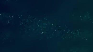梦幻唯美科技科幻粒子飘动背景视频视频的预览图